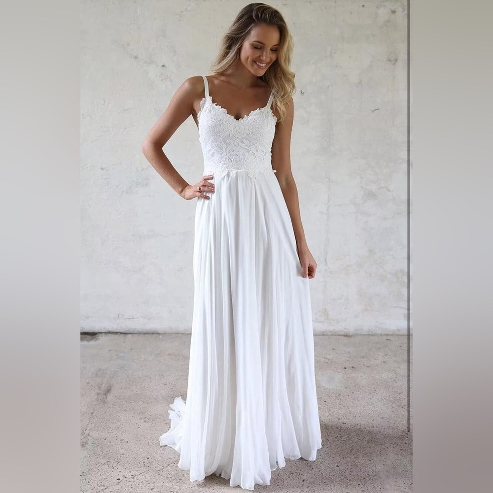 White A-Line Dress